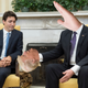Image for article titled 44 Very Disrespectful Photoshops of Trump's Canadian Handshake That We in No Way Condone